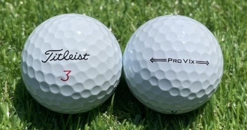 Titleist タイトリスト PRO v1x 2021年モデル◇12球【SA級ランク】WHITE ロストボール