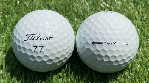 Titleist タイトリスト PRO v1 2021年モデル◇12球【AB級ランク】WHITE ロストボール