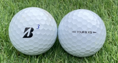 BRIDGESTONE ブリヂストン TOUR B XS 2020年モデル◇12球【AB級ランク】WHITE ロストボール