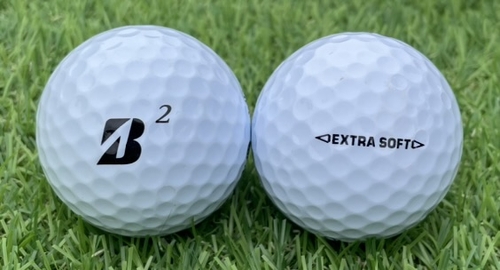 BRIDGESTONE ブリヂストン EXTRA SOFT 2019年モデル◇12球【A級ランク】WHITE ロストボール