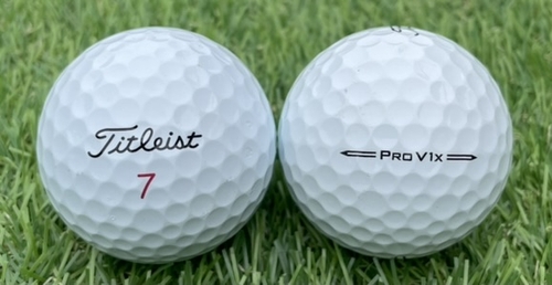 Titleist タイトリスト PRO v1x 2023年モデル◇12球【SA級ランク】WHITE ロストボール