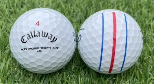 Callaway キャロウェイ CHROME SOFT X LS 2022年モデル◇12球【A級ランク】WHITE ロストボール