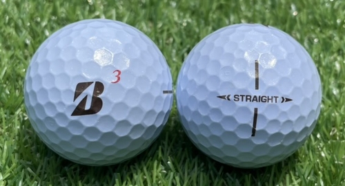BRIDGESTONE ブリヂストン STRAIGHT 2023年モデル◇12球【S級ランク】パールホワイト  ロストボ-ル