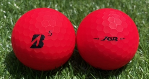 BRIDGESTONE ブリヂストン TOUR B JGR 2021年モデル◇12球【S級ランク】マットレッド　ロストボール