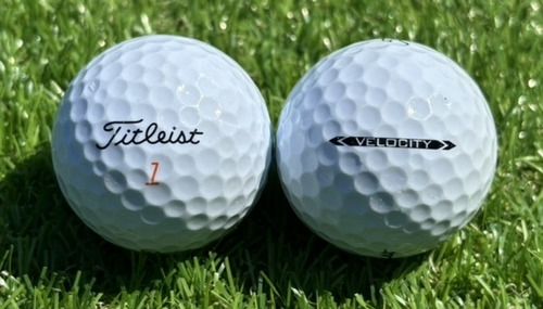 Titleist タイトリスト VELOCITY 2022年モデル◇12球【AB級ランク】WHITE ロストボール