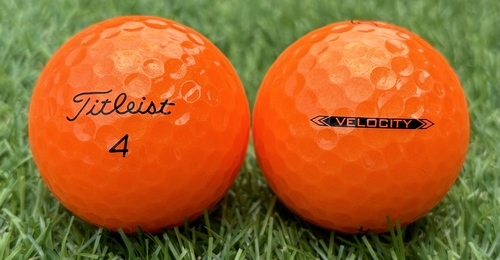 Titleist タイトリスト VELOCITY 2022年モデル◇12球【S級ランク】ORANGE ロストボール
