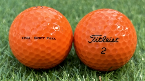 Titleist タイトリスト HVC SOFT FEEL◇24球【SA級ランク】ORANGE ロストボール