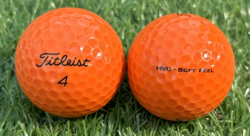 Titleist タイトリスト HVC SOFT FEEL ◇24球【A級ランク】ORANGE ロストボール