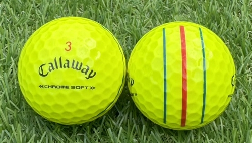 Callaway キャロウェイ CHROME SOFT 2022年モデル◇12球【A級ランク】YELLOW ロストボール