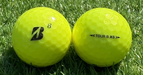 BRIDGESTONE ブリヂストン TOUR B XS 2022年モデル◇12球【S級ランク】YELLOW ロストボール