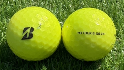 BRIDGESTONE ブリヂストン TOUR B XS 2022年モデル◇12球【AB級ランク】YELLOW ロストボール