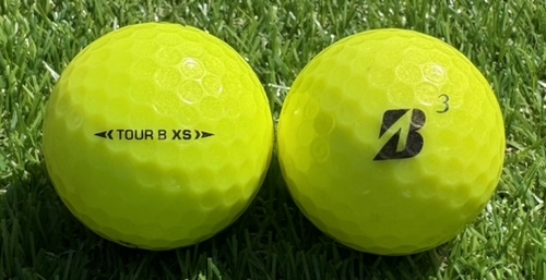BRIDGESTONE ブリヂストン TOUR B XS 2022年モデル◇12球【B級ランク】YELLOW ロストボール