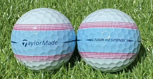 TaylorMade テーラーメイド TOUR RESPONSE  STRIPE◇12球【S級ランク】ブルーピンク ロストボール