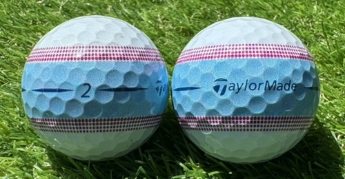 TaylorMade テーラーメイド TOUR RESPONSE  STRIPE◇12球【A級ランク】ブルーピンク ロストボール
