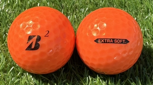 BRIDGESTONE ブリヂストン EXTRA SOFT 2021年モデル◇12球【S級ランク】ORANGE ロストボール
