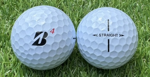 BRIDGESTONE ブリヂストン STRAIGHT 2023年モデル◇12球【A級ランク】WHITE ロストボール