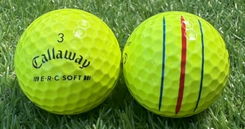 Callaway キャロウェイ ERC SOFT 2023年モデル◇12球【A級ランク】YELLOW ロストボール