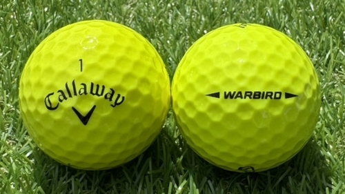 Callaway キャロウェイ WARBIRD 2021年モデル◇12球【SA級ランク】YELLOW ロストボール