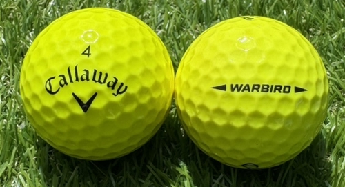 Callaway キャロウェイ WARBIRD 2021年モデル◇12球【A級ランク】YELLOW ロストボール