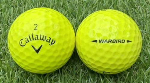 Callaway キャロウェイ WARBIRD 2021年モデル◇24球【AB級ランク】YELLOW ロストボール