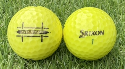 SRIXONスリクソン TRI-STAR 2022年モデル◇12球【S級ランク】パッションイエロー ロストボール