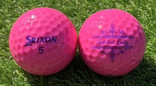SRIXONスリクソン SOFT FEEL LADY 2021年モデル ◇12球【AB級ランク】パッションピンク ロストボール