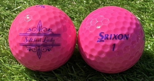 SRIXONスリクソン  SOFT FEEL LADY 2021年モデル◇12球【A級ランク】パッションピンク ロストボール