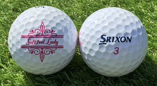 SRIXONスリクソン SOFT FEEL LADY 2021年モデル◇12球【SA級ランク】WHITE ロストボール