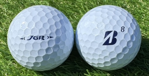 BRIDGESTONE ブリヂストン TOUR B JGR 2023年モデル◇12球【AB級ランク】WHITE ロストボール