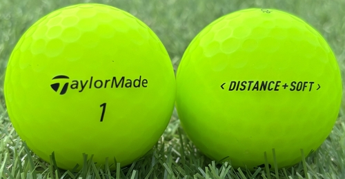TaylorMade テーラーメイド DISTANCE⁺SOFT◇12球【AB級ランク】マットグリーン ロストボール