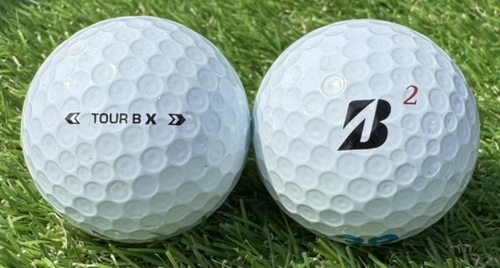 BRIDGESTONE ブリヂストン TOUR B X 2024年モデル◇12球【AB級ランク】WHITE ロストボール