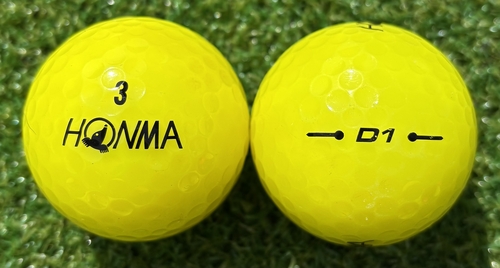 HONMA D1 2020年モデル◇24球【A級ランク】YELLOW　ロストボール