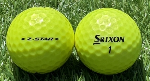 SRIXONスリクソン Z-STAR  2021年モデル◇12球【AB級ランク】YELLOW　ロストボール