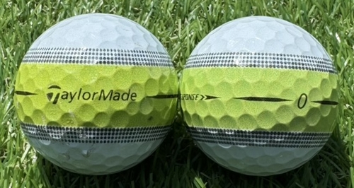 TaylorMade テーラーメイド TOUR RESPONSE  STRIPE◇12球【AB級ランク】LIME ロストボール