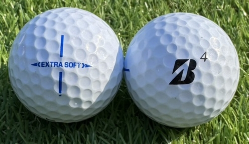 BRIDGESTONE ブリヂストン EXTRA SOFT 2023年モデル◇12球【A級ランク】WHITE ロストボール