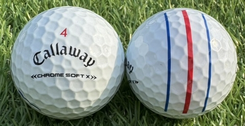 Callaway キャロウェイ CHROME SOFT X 2022年モデル◇12球【AB級ランク】WHITE ロストボール