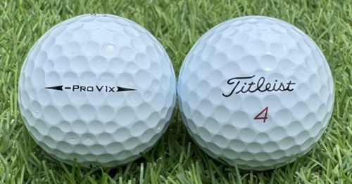 Titleist タイトリスト PRO v1x レフトダッシュ 2024年モデル◇12球【SA級ランク】WHITE ロストボール
