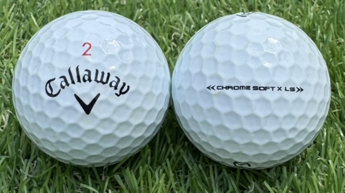 Callaway キャロウェイ CHROME SOFT X LS 2022年モデル◇12球【A級ランク】WHITE ロストボール