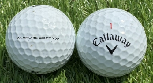 Callaway キャロウェイ CHROME SOFT X 2022年モデル◇12球【AB級ランク】WHITE ロストボール