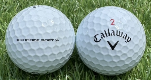 Callaway キャロウェイ CHROME SOFT  2022年モデル◇12球【A級ランク】WHITE ロストボール