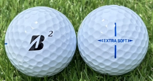 BRIDGESTONE ブリヂストン EXTRA SOFT 2023年モデル◇12球【AB級ランク】WHITE ロストボール