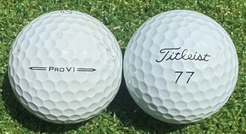 Titleist タイトリスト PRO v1 2023年モデル◇12球【B級ランク】WHITE ロストボール