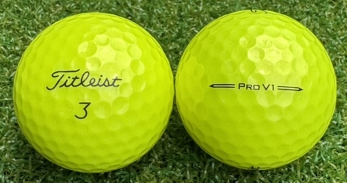 Titleist タイトリスト PRO v1 2023年モデル◇12球【A級ランク】YELLOW ロストボール