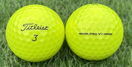 Titleist タイトリスト PRO v1 2023年モデル◇12球【S級ランク】YELLOW ロストボール