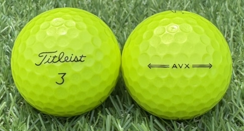 Titleist タイトリスト AVX 2022年モデル◇12球【SA級ランク】YELLOW ロストボール