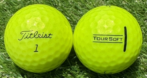 Titleist タイトリスト TOUR SOFT  2022年モデル◇12球【A級ランク】 YELLOW ロストボール