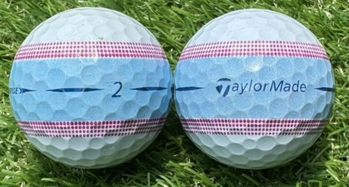 TaylorMade テーラーメイド TOUR RESPONSE  STRIPE◇12球【AB級ランク】ブルーピンク ロストボール