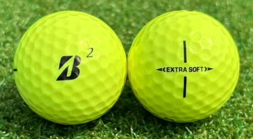 BRIDGESTONE ブリヂストン EXTRA SOFT 2023年モデル◇12球【AB級ランク】YELLOW ロストボール