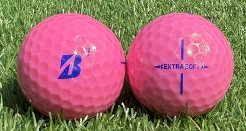 BRIDGESTONE ブリヂストン EXTRA SOFT 2023年モデル◇12球【A級ランク】PINK ロストボール