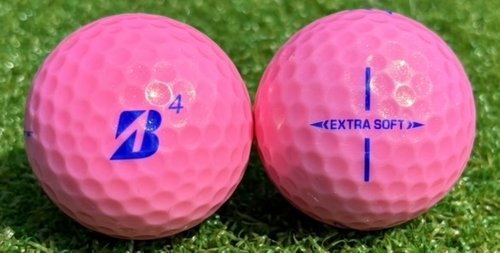 BRIDGESTONE ブリヂストン  EXTRA SOFT 2023年モデル◇12球【AB級ランク】PINK ロストボール